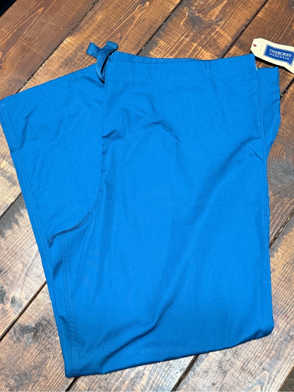 Cherokee Unisex Scrub Pants - Caribbean Blue